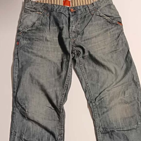 Superdry Insane 90s  Raw Denim Mudwash Distress Ripped Jean VINTAGE - Picture 1 of 9